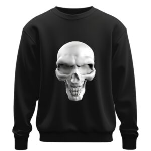 Світшот Білий череп демон готика оверсайз унісекс ВСІ розміри Преміум тканина