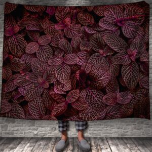 Плед Червоне листя рослини 150х200 см