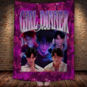 Плед Хантрікс Huntrix Аніме Кейпоп мисливиці на демонів 4 150х200 см