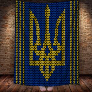 Плед Тризуб герб України 150х200 см
