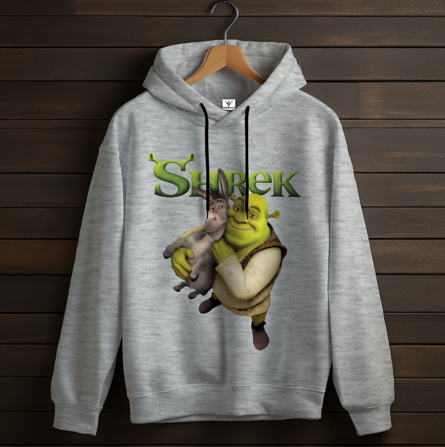 Толстовка Шрек постер віслюк оверсайз унісекс худі ВСІ розміри Преміум тканина