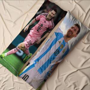 Дакімакура подушка обіймашка Ліонель Мессі футбол гравець 1 40х100 см.