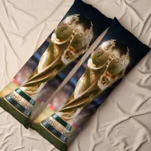 Дакімакура подушка обіймашка Кубок світу з футболу трофей 40х100 см.