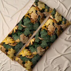 Дакімакура подушка обіймашка Жовті кленові листя осінь 1 40х100 см.