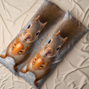 Дакімакура подушка обіймашка Білка з горішком 40х100 см.