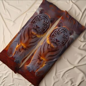 Дакімакура подушка обіймашка Білий тигр 40х100 см.