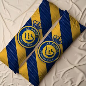 Дакімакура подушка обіймашка Аль Наср футбол клуб емблема лого 40х100 см.