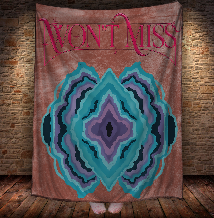 Плед "Хантрікс Huntrix аніме кейпоп мисливиці на демонів 05885" 150х200 см