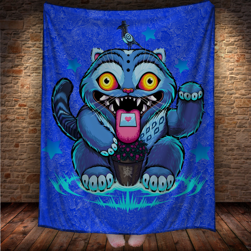 Плед "Хантрікс Huntrix аніме кейпоп мисливиці на демонів 0585" 150х200 см