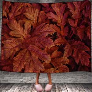 Плед "Сухе жовте кленове листя осінь 3" 150х200 см