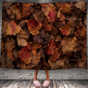 Плед "Сухе жовте кленове листя осінь 2" 150х200 см