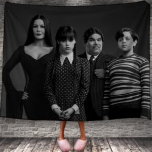 Плед "Родина Адамсів венздей фільм мультик постер 1" 150х200 см