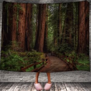 Плед "Природа пейзаж ліс дерева 5" 150х200 см