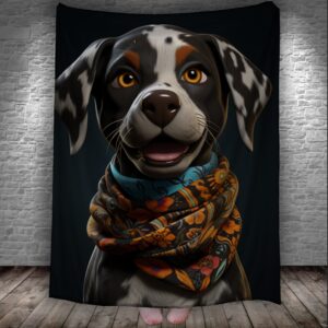 Плед "Песик з банданою мульт" 150х200 см