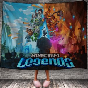 Плед "Майнкрафт Minecraft Legends гра" 150х200 см