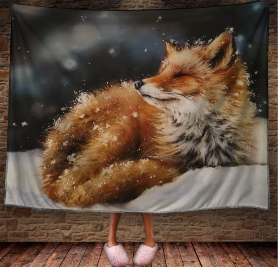 Плед "Лисиця лис тварина" 150х200 см