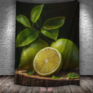 Плед "Лайм зелений тропічний фрукт" 150х200 см