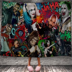 Плед "Загін самогубців фільм всі герої" 150х200 см