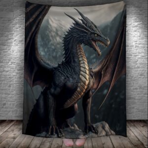 Плед "Дракон на скелі" 150х200 см