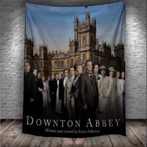 Плед "Абатство Даунтон постер заставка фільм герої персонажі 4" 150х200 см