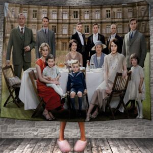 Плед "Абатство Даунтон постер заставка фільм герої персонажі 3" 150х200 см