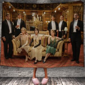 Плед "Абатство Даунтон постер заставка фільм герої персонажі 2" 150х200 см