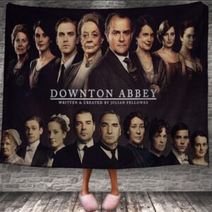 Плед "Абатство Даунтон постер заставка фільм герої персонажі" 150х200 см