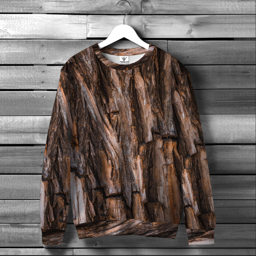 Світшот Кора дерева фон текстура 1 ВСІ Розміри Преміум тканина