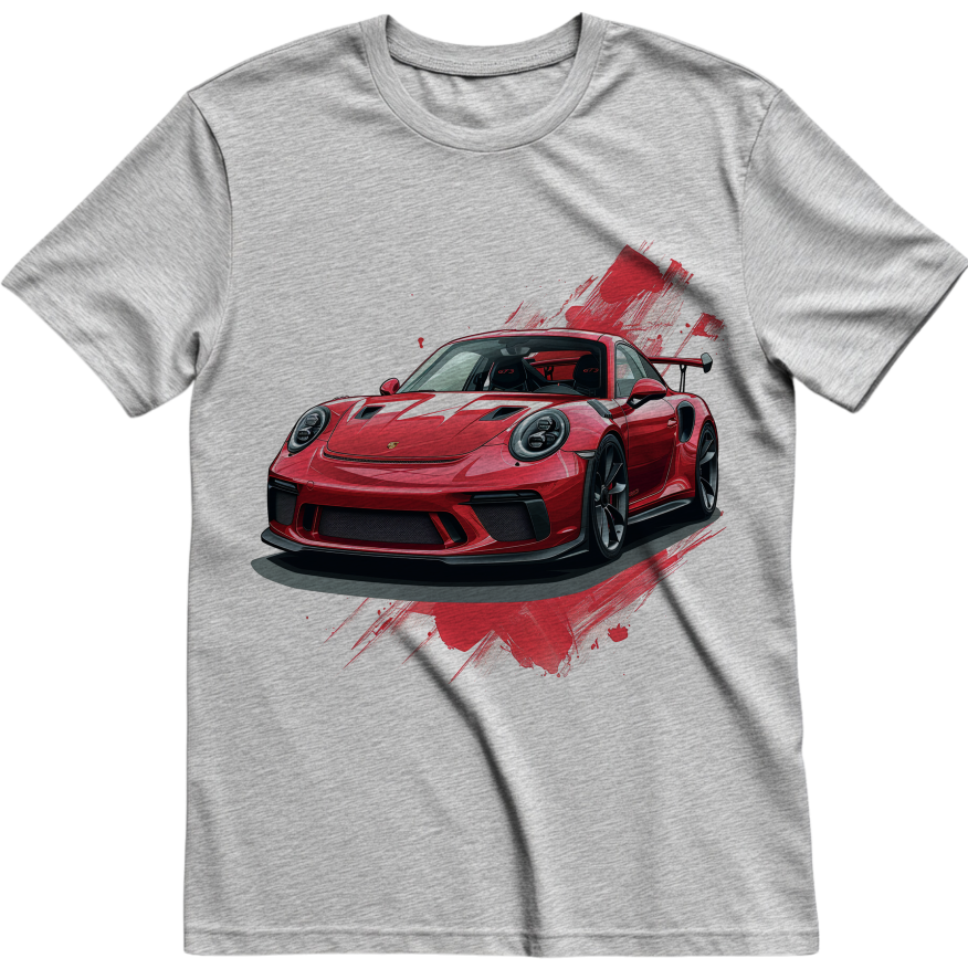 Футболка Червоне авто машина спорткар 2 унісекс ВСІ розміри Преміум тканина
