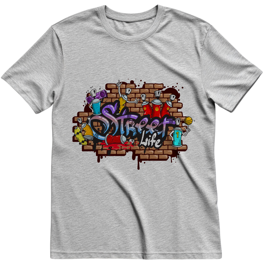 Футболка Цегляна стіна арт графіті унісекс ВСІ розміри Преміум тканина