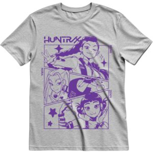 Футболка Хантрікс Huntrix Аніме Кейпоп мисливиці на демонів 044 унісекс ВСІ розміри Преміум тканина