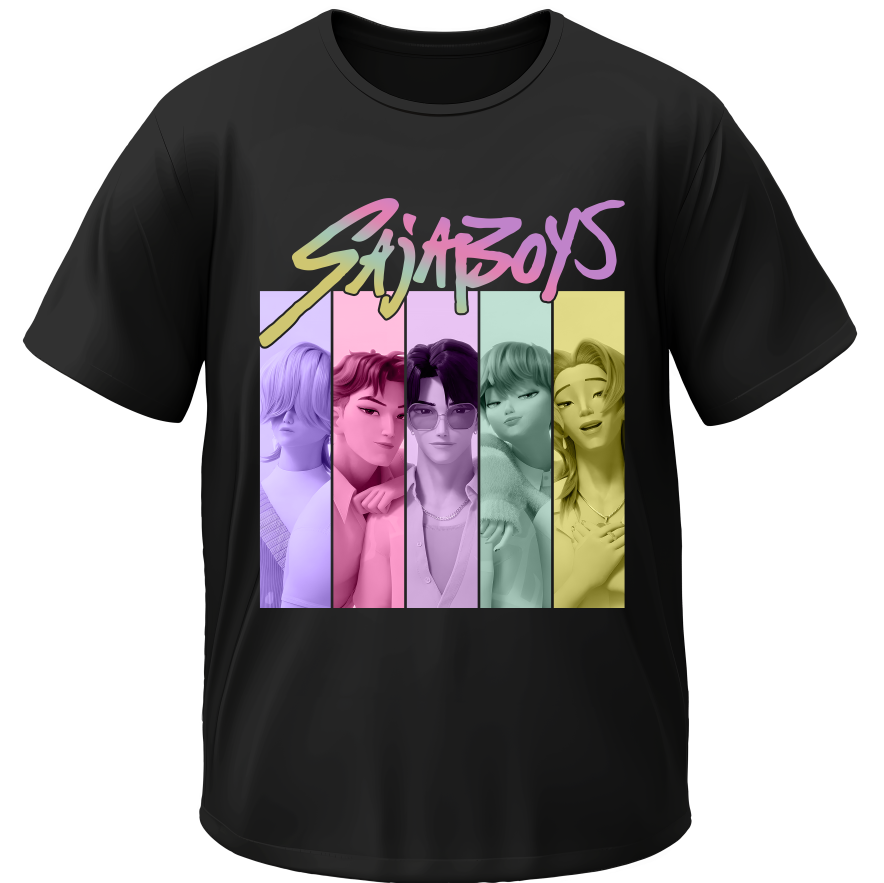 Футболка Хантрікс Huntrix Аніме Кейпоп мисливиці на демонів 00444 унісекс ВСІ розміри Преміум тканина