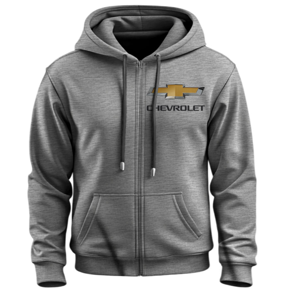 Худі на блискавці Шевроле лого емблема авто ВСІ Розміри Преміум тканина