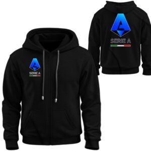 Худі на блискавці Чемпіонат Італії Серія А лого емблема футбол ВСІ Розміри Преміум тканина