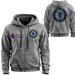 Худі на блискавці Челсі футбол клуб лого емблема Англійська Прем’єр ліга 1 ВСІ Розміри Преміум тканина