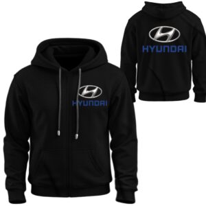 Худі на блискавці Хюндай Hyundai лого емблема авто ВСІ Розміри Преміум тканина