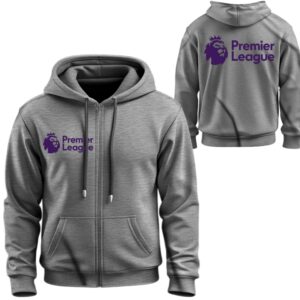 Худі на блискавці Футбол лого емблема Англійська Прем’єр ліга 1 ВСІ Розміри Преміум тканина