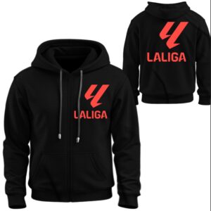 Худі на блискавці Футбол Ла Ліга Чемпіонат Іспанії ліга лого емблема ВСІ Розміри Преміум тканина