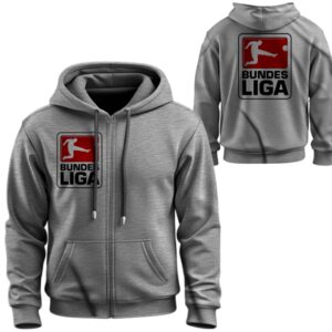 Худі на блискавці Футбол Бундесліга Німеччина ліга лого емблема ВСІ Розміри Преміум тканина