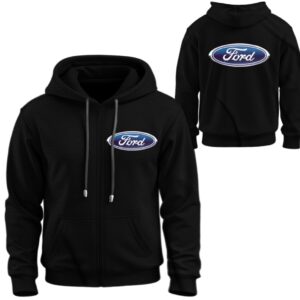 Худі на блискавці Форд Ford лого емблема авто ВСІ Розміри Преміум тканина