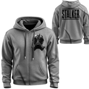 Худі на блискавці Сталкер протигаз лого емблема ВСІ Розміри Преміум тканина