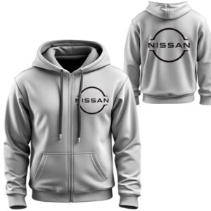 Худі на блискавці Нісан Nissan лого емблема авто ВСІ Розміри Преміум тканина