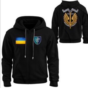 Худі на блискавці Морська піхота ЗСУ ВМС 37 ОБМП України емблема лого символ ВСІ Розміри Преміум тканина