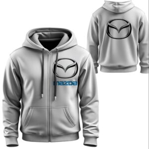 Худі на блискавці Мазда лого емблема авто ВСІ Розміри Преміум тканина