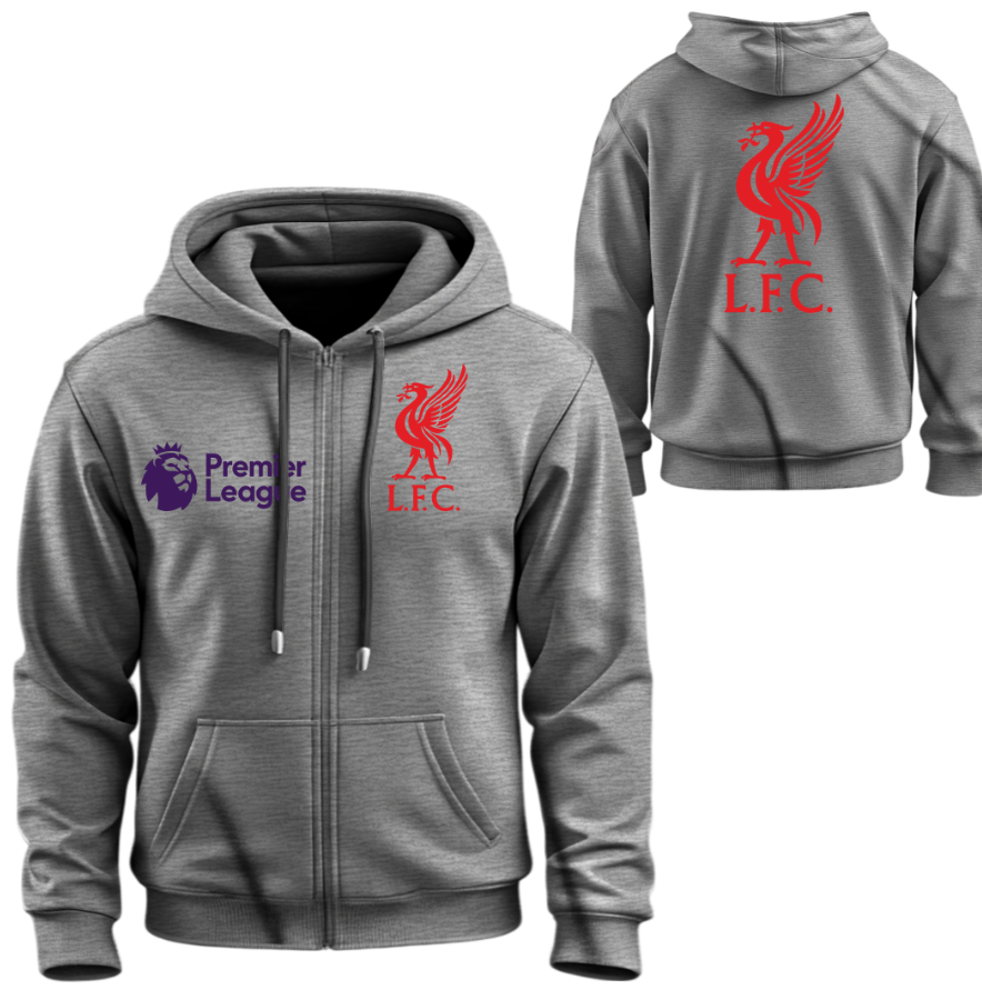 Худі на блискавці Ліверпуль футбол клуб лого емблема Англійська Прем’єр ліга 1 ВСІ Розміри Преміум тканина
