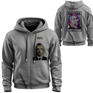 Худі на блискавці Курт Кобейн Нірвана музика рок ВСІ Розміри Преміум тканина