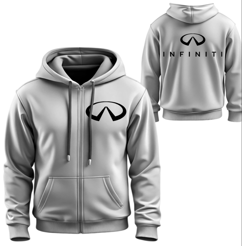 Худі на блискавці Інфініті Infiniti лого емблема авто ВСІ Розміри Преміум тканина