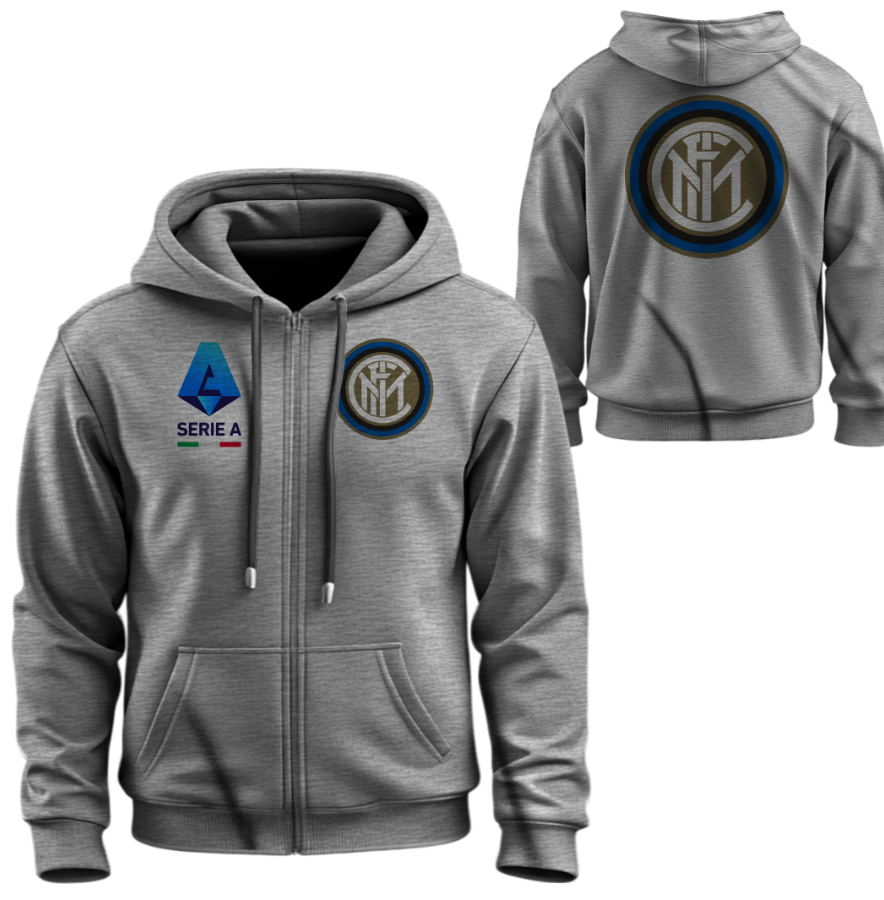 Худі на блискавці Інтер клуб футбол Чемпіонат Італії Серія А лого емблема ВСІ Розміри Преміум тканина