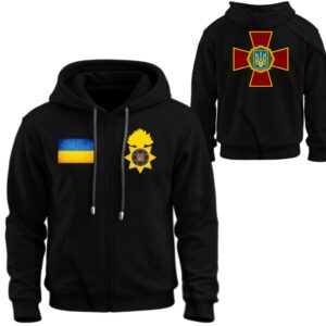 Худі на блискавці ЗСУ тризуб прапор України емблема лого символ НГУ 1 ВСІ Розміри Преміум тканина
