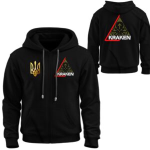 Худі на блискавці ЗСУ Кракен тризуб прапор України емблема лого символ ВСІ Розміри Преміум тканина